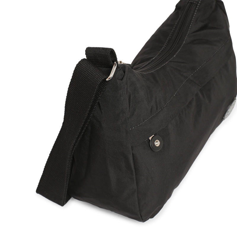 BAOMI CRINKLE SHOULDER BAG Range Black Soft One Size Shoulder Bag