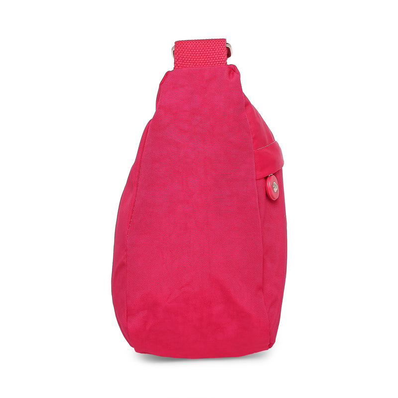 BAOMI CRINKLE SHOULDER BAG Range Fuchsia Red Soft One Size Shoulder Bag