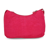BAOMI CRINKLE SHOULDER BAG Range Fuchsia Red Soft One Size Shoulder Bag