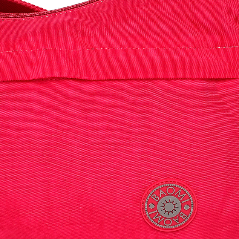 BAOMI CRINKLE SHOULDER BAG Range Fuchsia Red Soft One Size Shoulder Bag