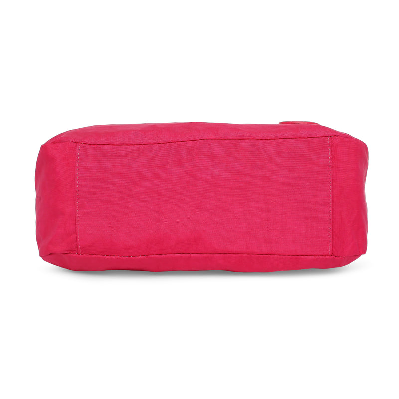 BAOMI CRINKLE SHOULDER BAG Range Fuchsia Red Soft One Size Shoulder Bag