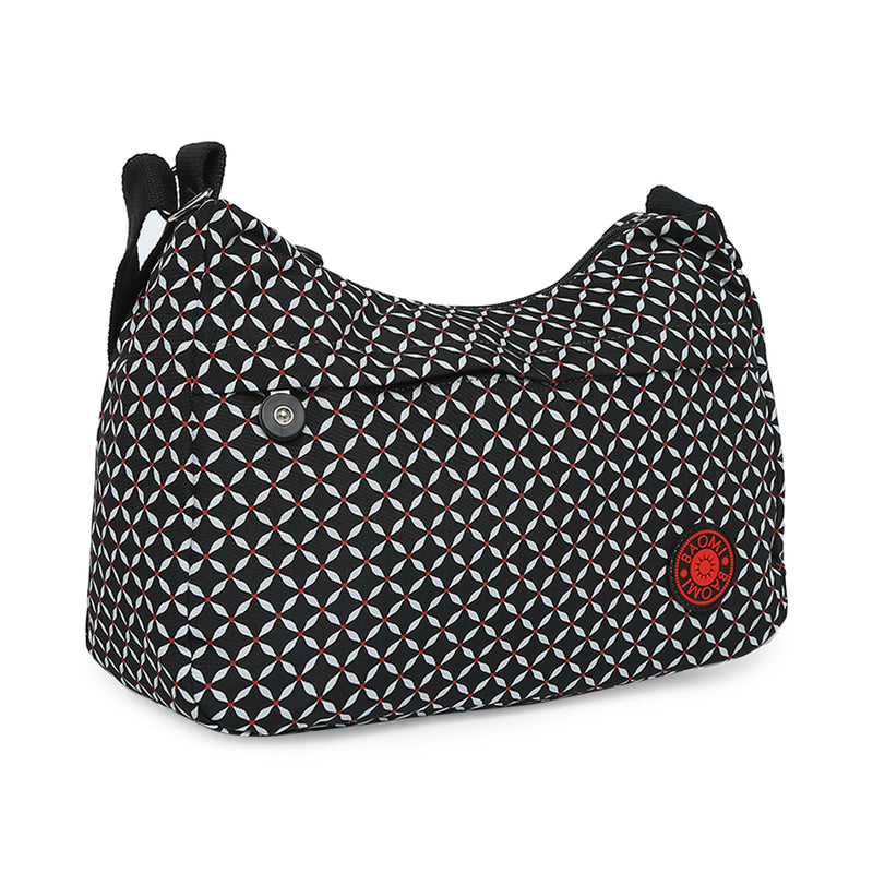 BAOMI CRINKLE SHOULDER BAG Range Black & Grey Soft One Size Shoulder Bag