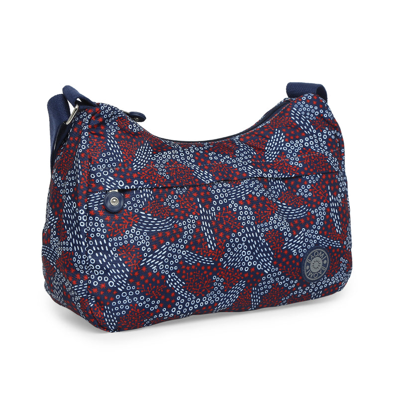BAOMI CRINKLE SHOULDER BAG Range Blue & Red Soft One Size Shoulder Bag