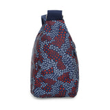 BAOMI CRINKLE SHOULDER BAG Range Blue & Red Soft One Size Shoulder Bag