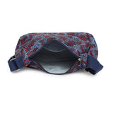 BAOMI CRINKLE SHOULDER BAG Range Blue & Red Soft One Size Shoulder Bag