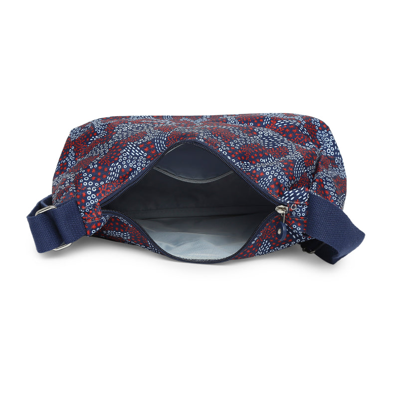 BAOMI CRINKLE SHOULDER BAG Range Blue & Red Soft One Size Shoulder Bag