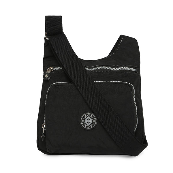 BAOMI CRINKLE SHOULDER BAG Range Black Soft One Size Shoulder Bag