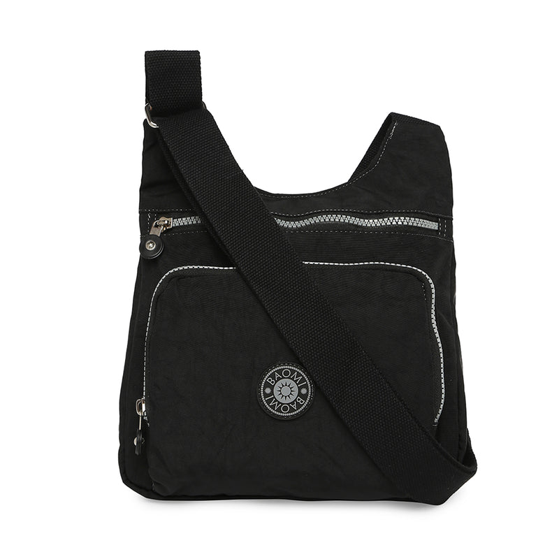 BAOMI CRINKLE SHOULDER BAG Range Black Soft One Size Shoulder Bag