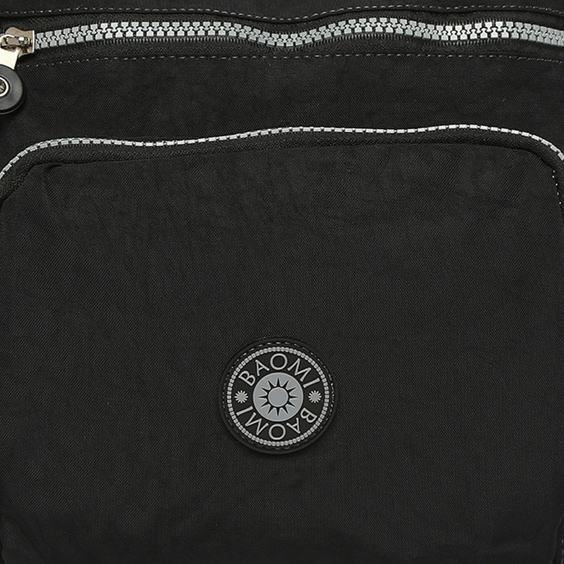 BAOMI CRINKLE SHOULDER BAG Range Black Soft One Size Shoulder Bag