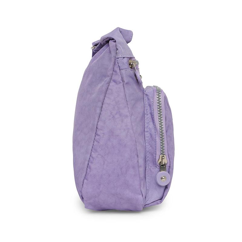 BAOMI CRINKLE SHOULDER BAG Range Light Purple Soft One Size Shoulder Bag