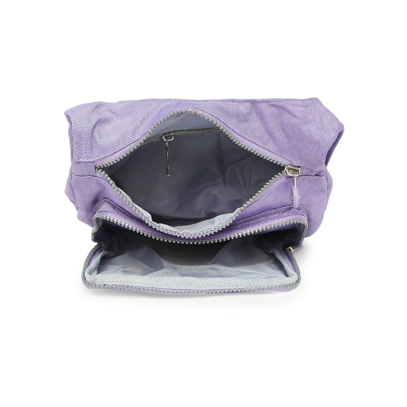 BAOMI CRINKLE SHOULDER BAG Range Light Purple Soft One Size Shoulder Bag