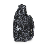 BAOMI CRINKLE SHOULDER BAG Range Black & White Floral Soft One Size Shoulder Bag