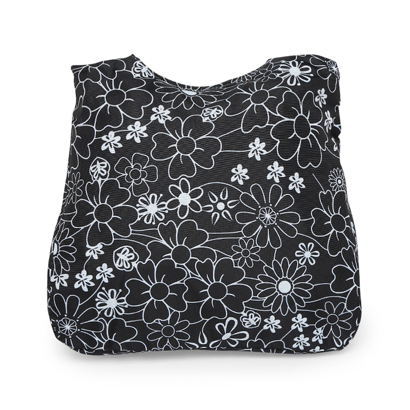 BAOMI CRINKLE SHOULDER BAG Range Black & White Floral Soft One Size Shoulder Bag