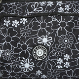 BAOMI CRINKLE SHOULDER BAG Range Black & White Floral Soft One Size Shoulder Bag