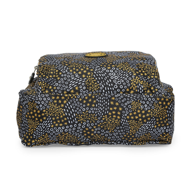 BAOMI CRINKLE SHOULDER BAG Range Black & Yellow Soft One Size Shoulder Bag
