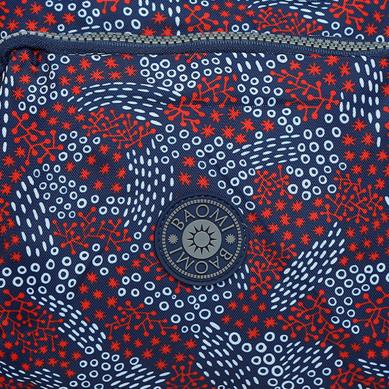 BAOMI CRINKLE SHOULDER BAG Range Blue & Red Soft One Size Shoulder Bag