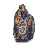 BAOMI CRINKLE SHOULDER BAG Range Blue & Yellow Floral Soft One Size Shoulder Bag