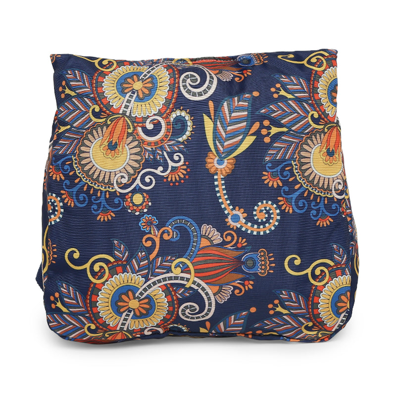 BAOMI CRINKLE SHOULDER BAG Range Blue & Yellow Floral Soft One Size Shoulder Bag
