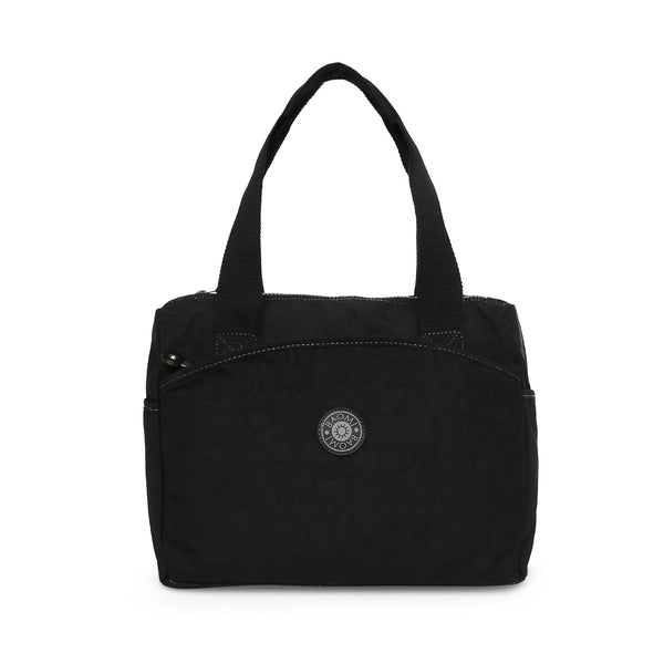 BAOMI CRINKLE HANDBAG Range Black Soft One Size Handbag