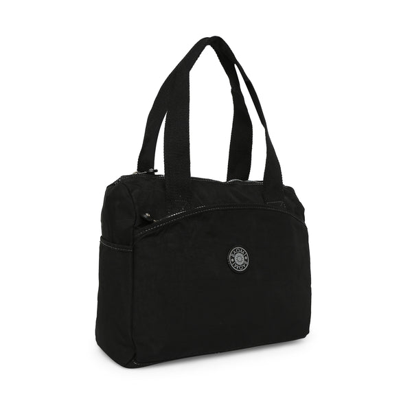 BAOMI CRINKLE HANDBAG Range Black Soft One Size Handbag
