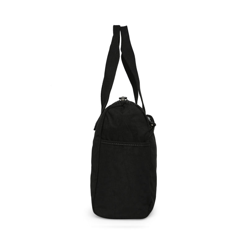 BAOMI CRINKLE HANDBAG Range Black Soft One Size Handbag