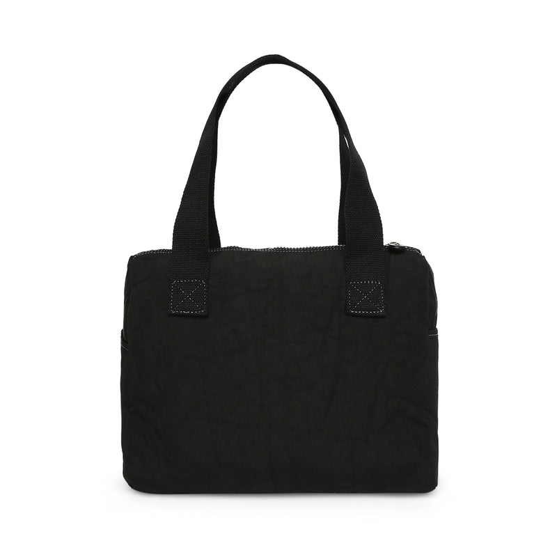 BAOMI CRINKLE HANDBAG Range Black Soft One Size Handbag