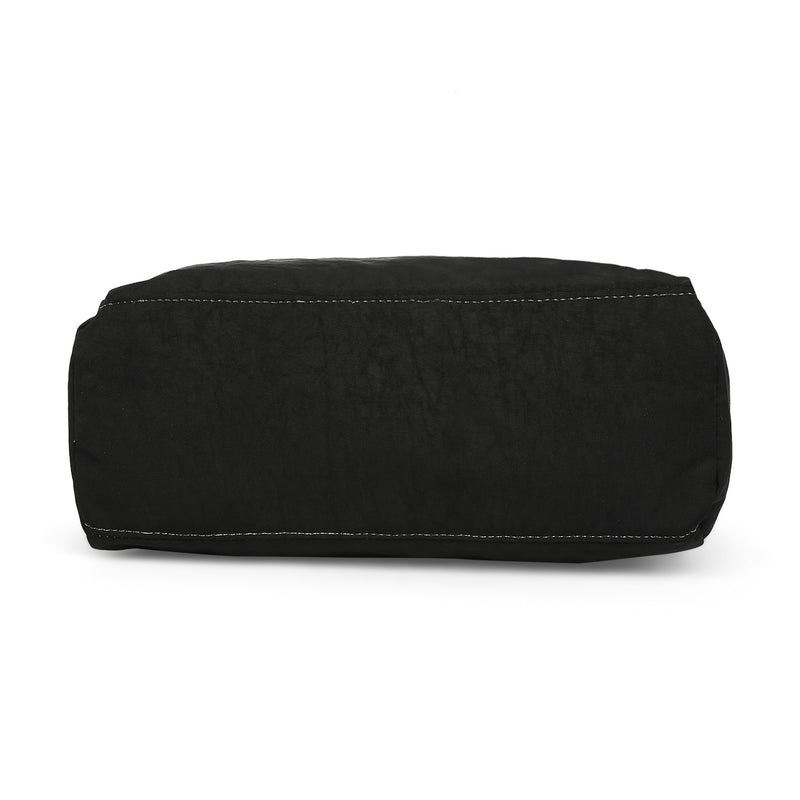 BAOMI CRINKLE HANDBAG Range Black Soft One Size Handbag
