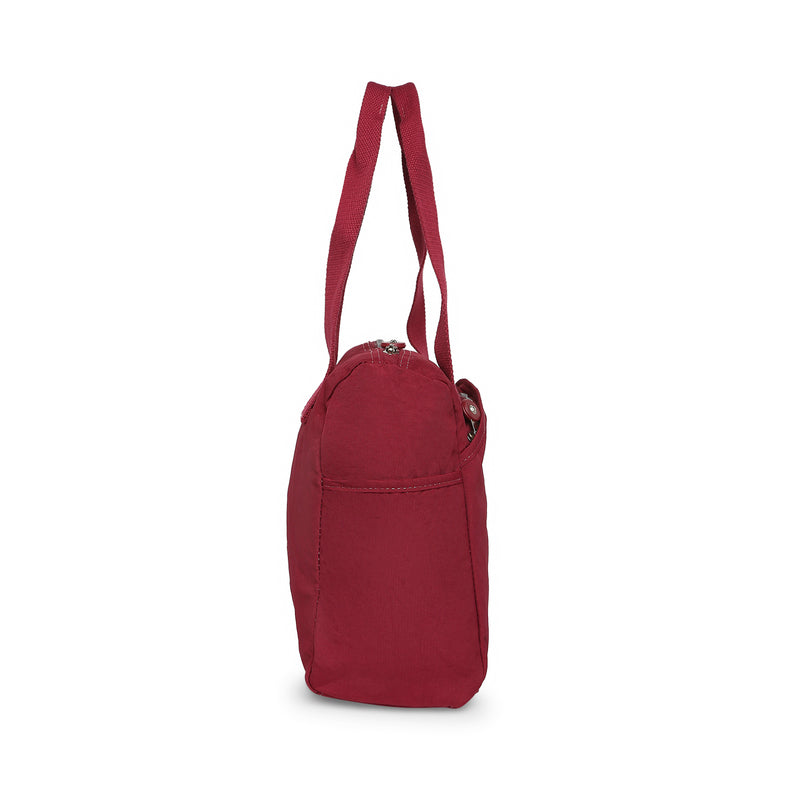 BAOMI CRINKLE HANDBAG Range Dark Red Soft One Size Handbag