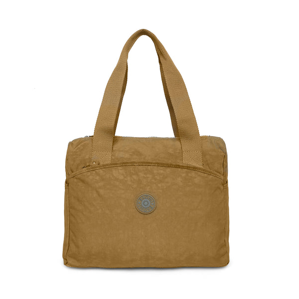 BAOMI CRINKLE HANDBAG Range Dark Yellow Soft One Size Handbag