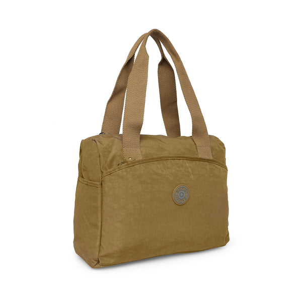 BAOMI CRINKLE HANDBAG Range Dark Yellow Soft One Size Handbag