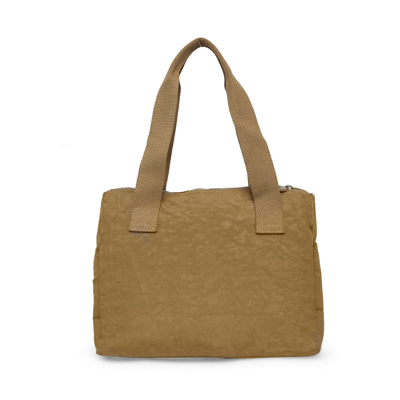BAOMI CRINKLE HANDBAG Range Dark Yellow Soft One Size Handbag