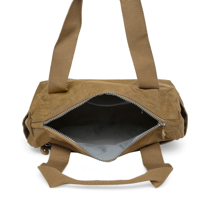 BAOMI CRINKLE HANDBAG Range Dark Yellow Soft One Size Handbag