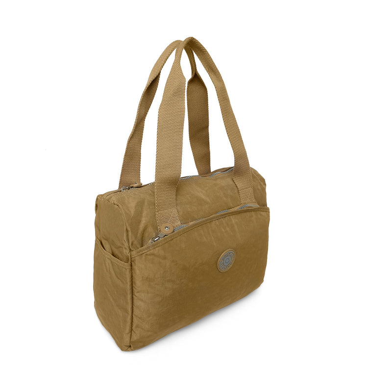 BAOMI CRINKLE HANDBAG Range Dark Yellow Soft One Size Handbag