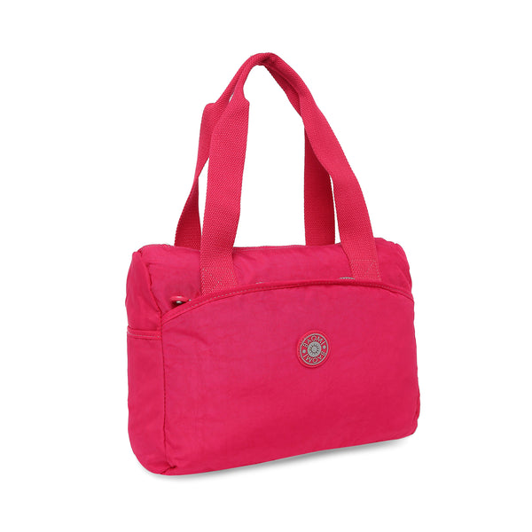 BAOMI CRINKLE HANDBAG Range Fuchsia Red Soft One Size Handbag