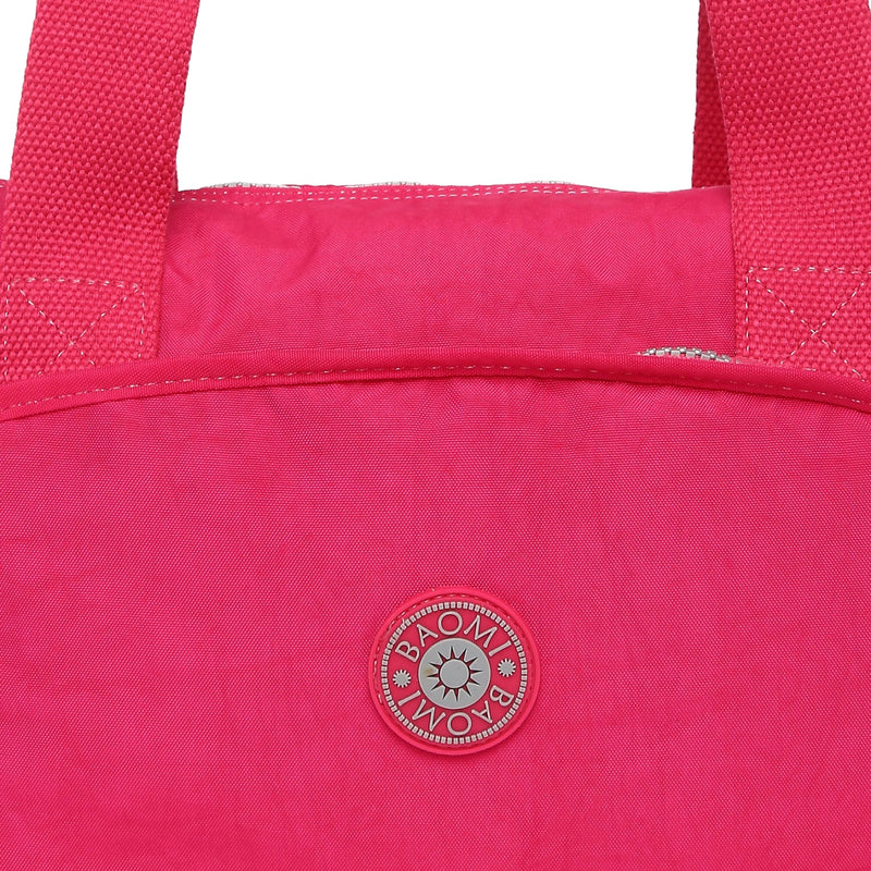 BAOMI CRINKLE HANDBAG Range Fuchsia Red Soft One Size Handbag