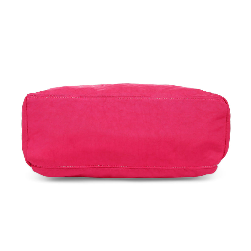 BAOMI CRINKLE HANDBAG Range Fuchsia Red Soft One Size Handbag