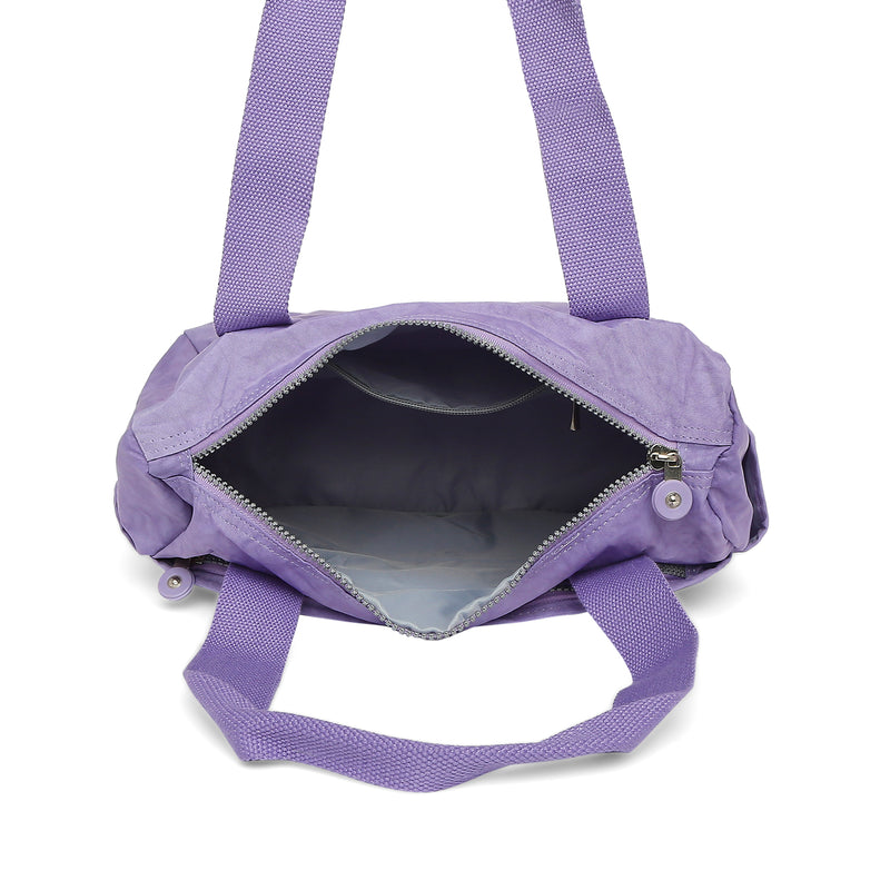 BAOMI CRINKLE HANDBAG Range Light Purple Soft One Size Handbag