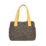 BAOMI CRINKLE HAND BAG Range Black & Yellow Soft One Size Handbag