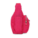 BAOMI CRINKLE SHOULDER BAG Range Fuchsia Red Soft One Size Shoulder Bag