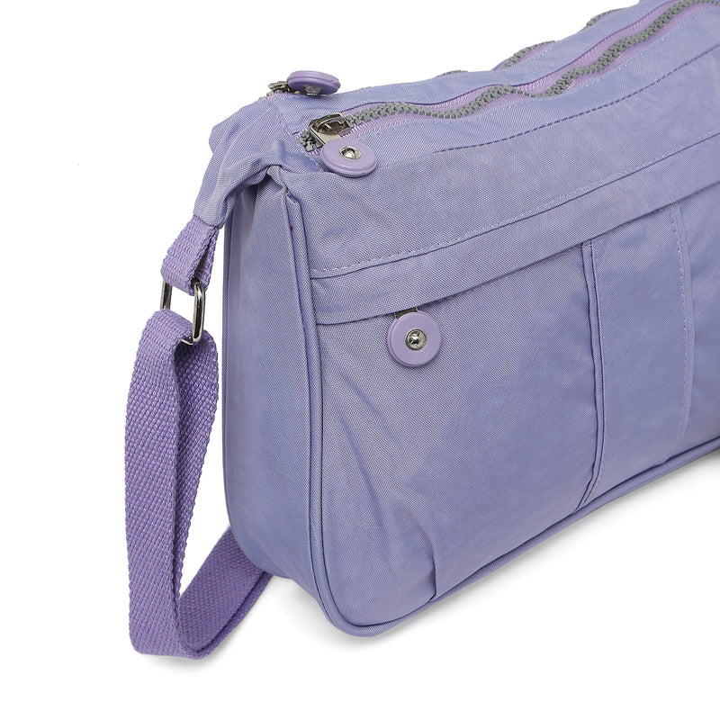 BAOMI CRINKLE SHOULDER BAG Range Light Purple Soft One Size Shoulder Bag
