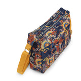 BAOMI CRINKLE SHOULDER BAG Range Blue & Yellow Floral Soft One Size Shoulder Bag