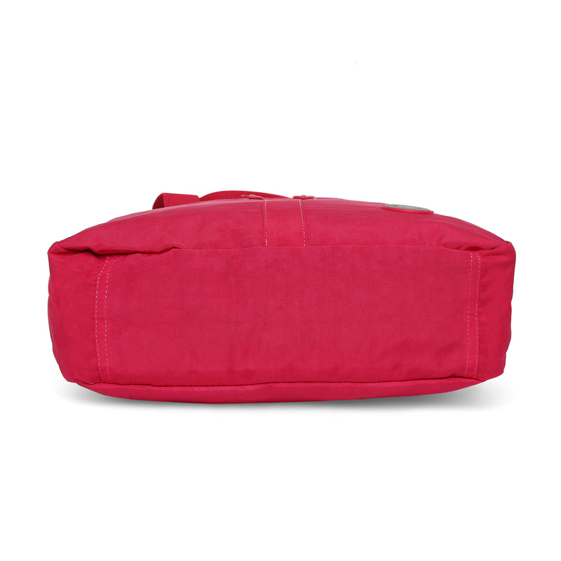 BAOMI CRINKLE HANDBAG Range Fuchsia Red Soft One Size Handbag