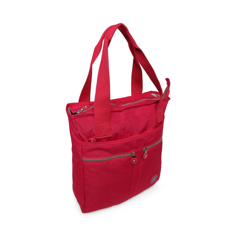 BAOMI CRINKLE HANDBAG Range Fuchsia Red Soft One Size Handbag