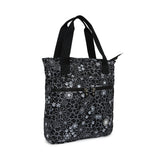 BAOMI CRINKLE HAND BAG Range Black & White Floral Soft One Size Handbag