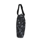 BAOMI CRINKLE HAND BAG Range Black & White Floral Soft One Size Handbag