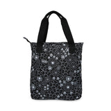 BAOMI CRINKLE HAND BAG Range Black & White Floral Soft One Size Handbag