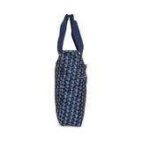 BAOMI CRINKLE HAND BAG Range Blue & White Soft One Size Handbag
