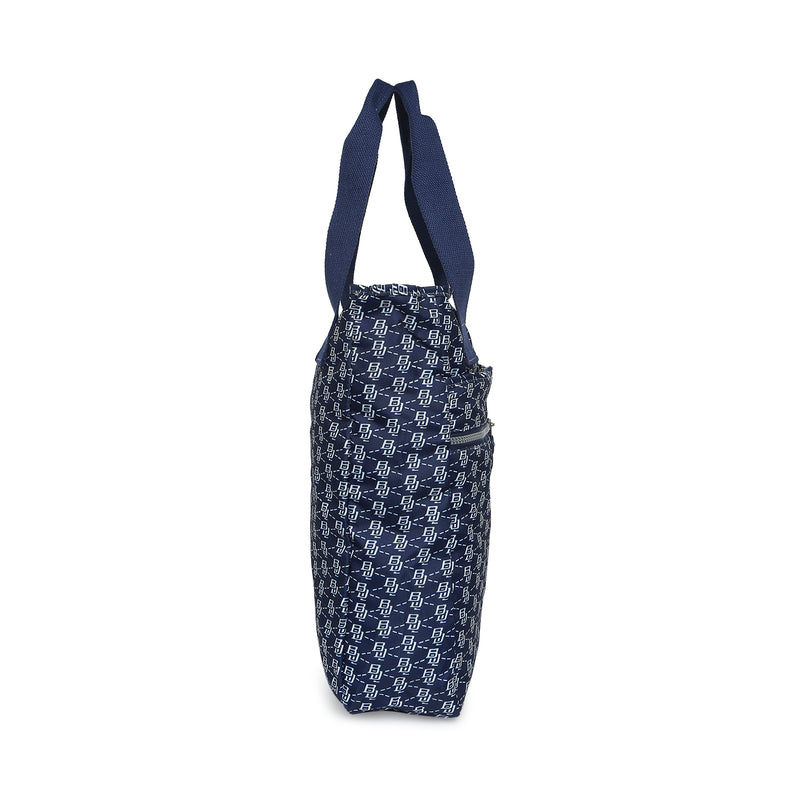 BAOMI CRINKLE HAND BAG Range Blue & White Soft One Size Handbag