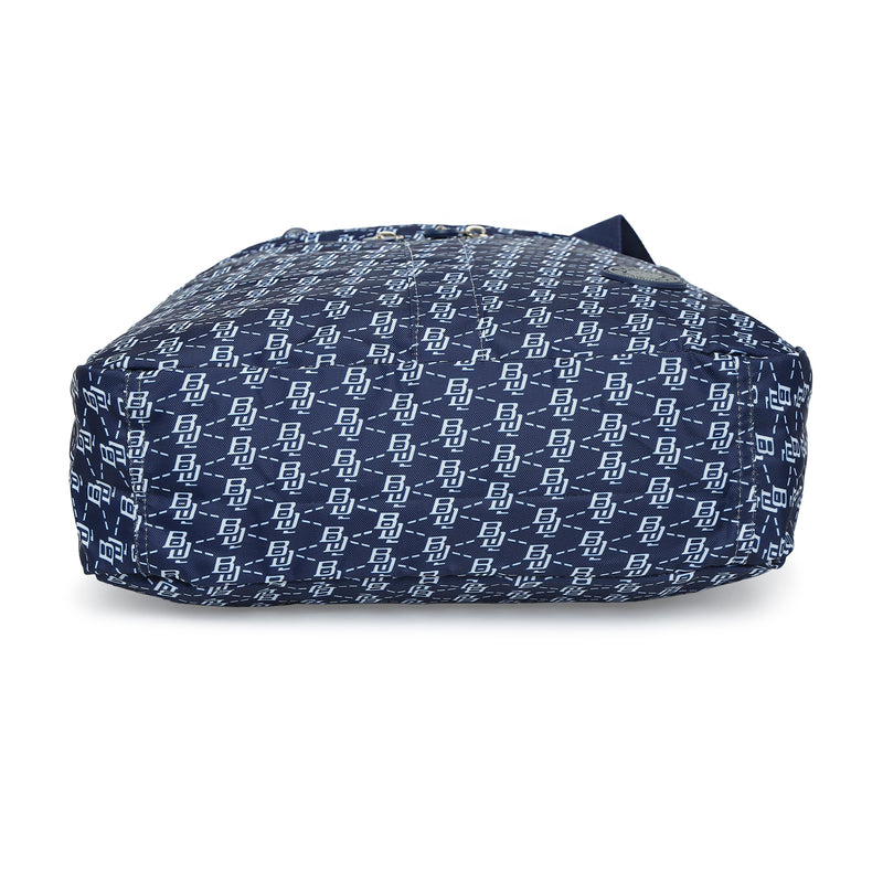 BAOMI CRINKLE HAND BAG Range Blue & White Soft One Size Handbag