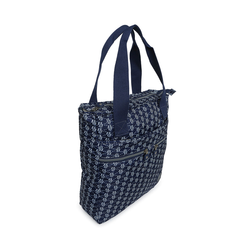 BAOMI CRINKLE HAND BAG Range Blue & White Soft One Size Handbag